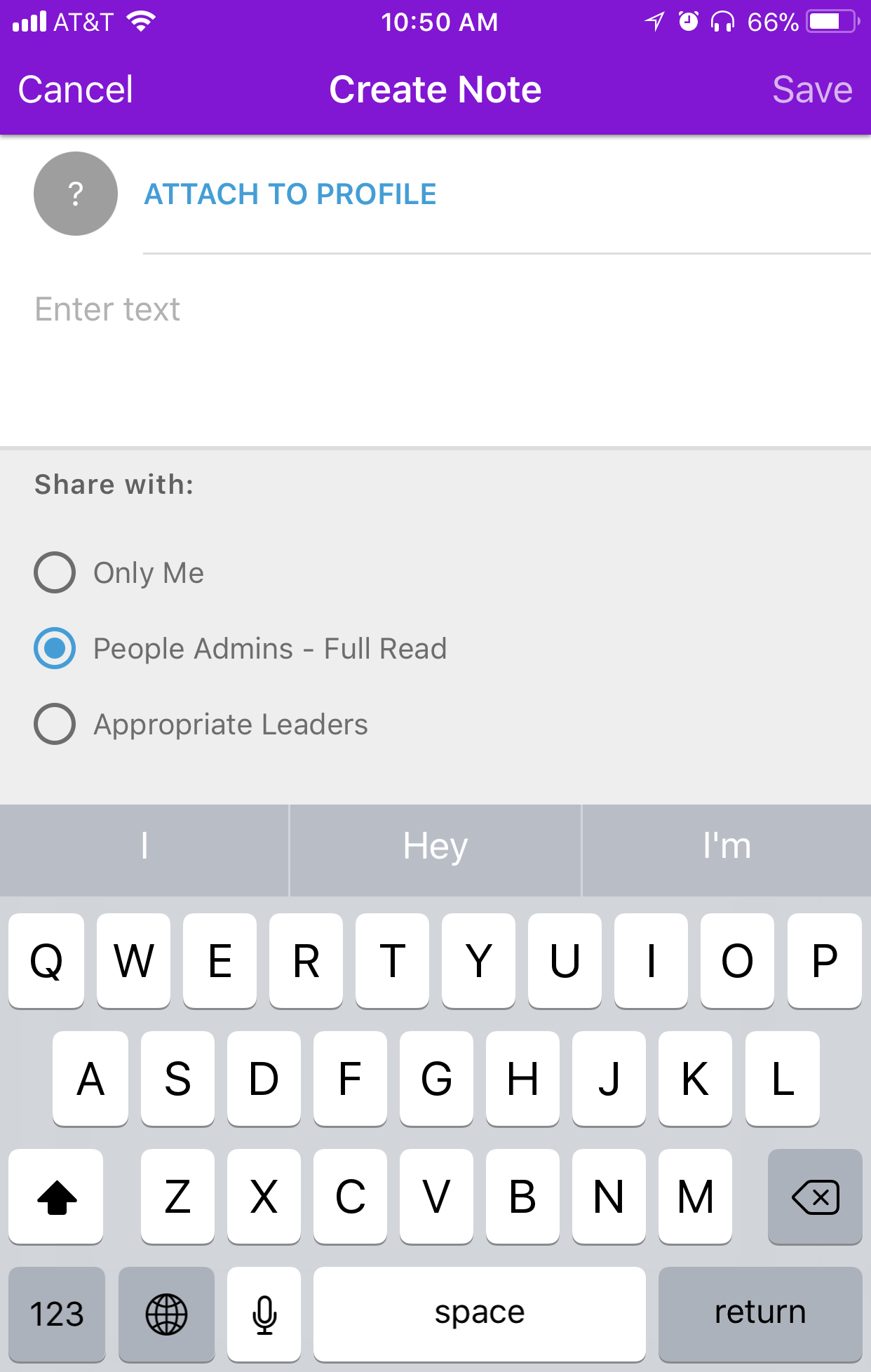 Leada App How to Use People in the LEAD App